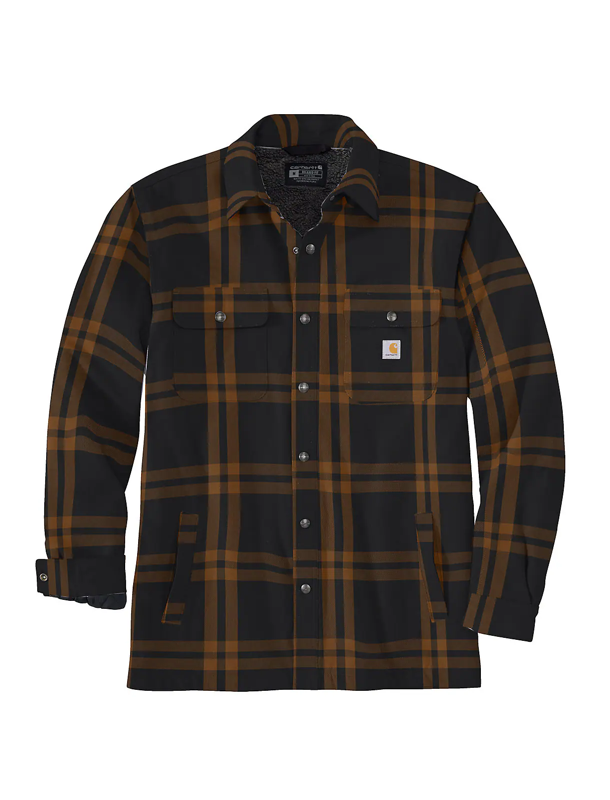 Carhartt 106354 RelaxedFit Sherpa Lined Flannel Shirt Jac