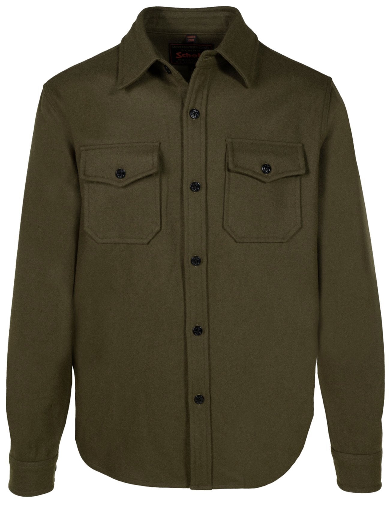 Schott 7810 Ms CPO Wool Shirt