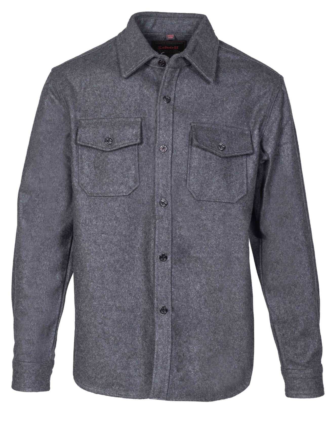 Schott 7810 Ms CPO Wool Shirt