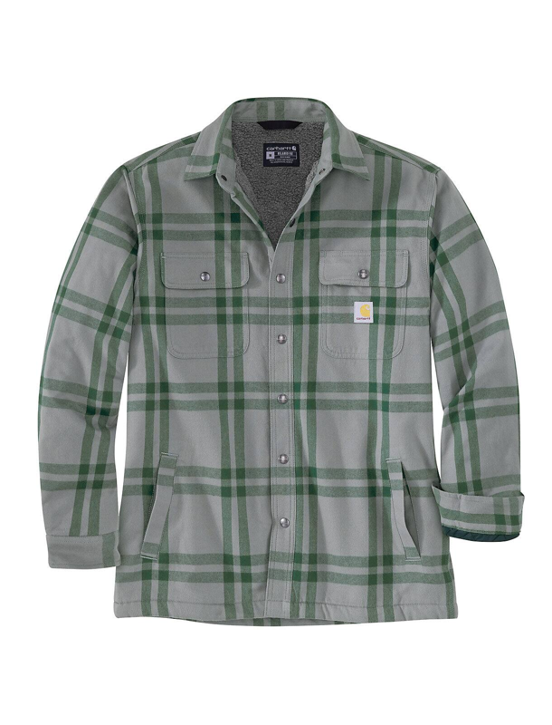 Carhartt 106354 RelaxedFit Sherpa Lined Flannel Shirt Jac