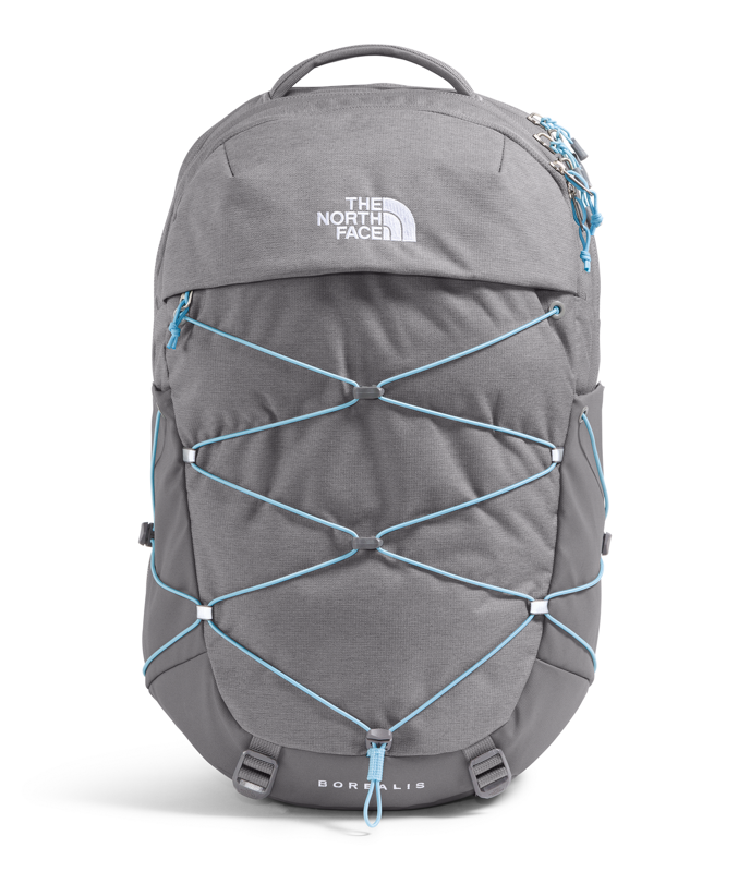 new vs old model the north face borealis backpack The North Face Women's Borealis Backpack: Zinc Grey Dark Heather/Powder Blue