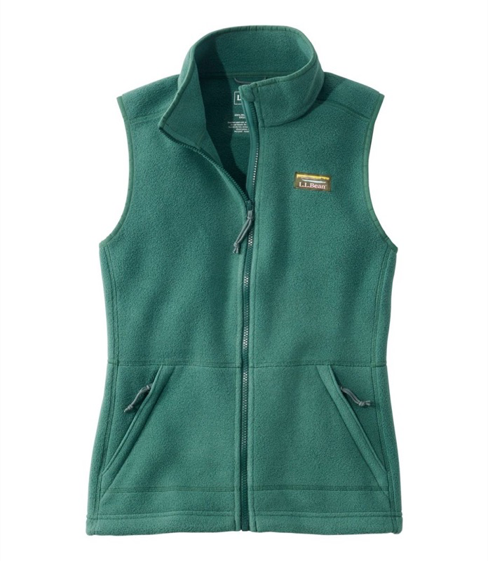 LL Bean Mountain Classic Fleece Vest Women's Regular - 504675