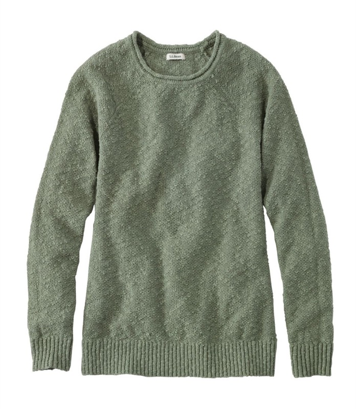 LL Bean 506299 Wmns Midweight Cotton Slub Rollneck P/O