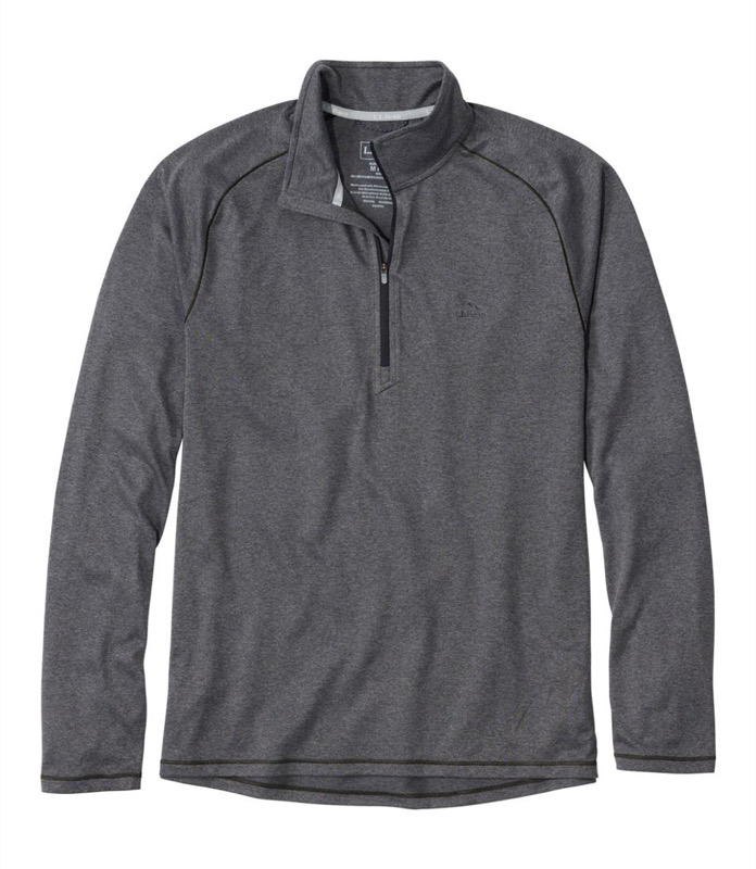 LL Bean Ms Access Trail Tee 1/4 Zip - 524838