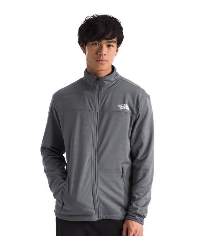 The North Face NF0A8AZF Mens Cedar Trail Grid Fleece Full Zip Jacket