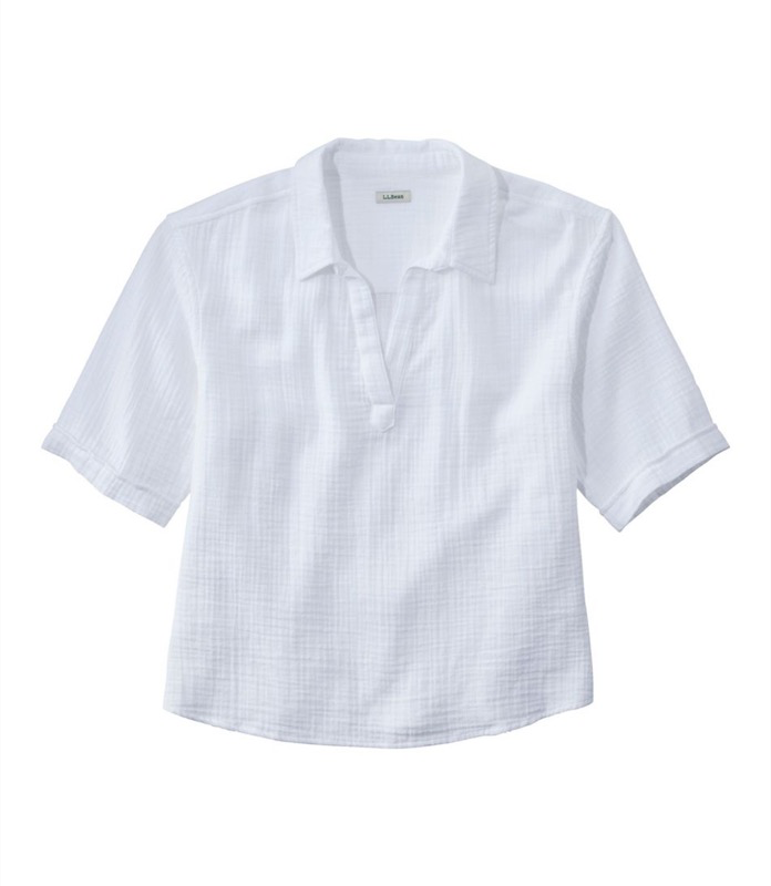 LL Bean Cloud Gauze Polo Women's Regular - 524680