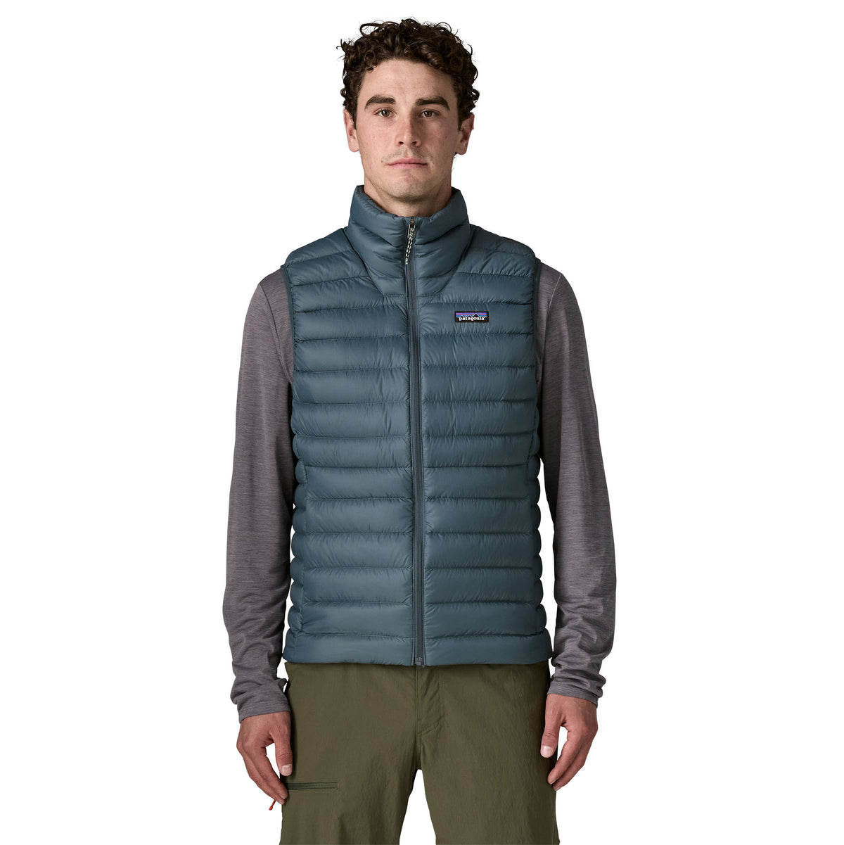 M's Down Sweater Vest - 84623 - Summit Blue