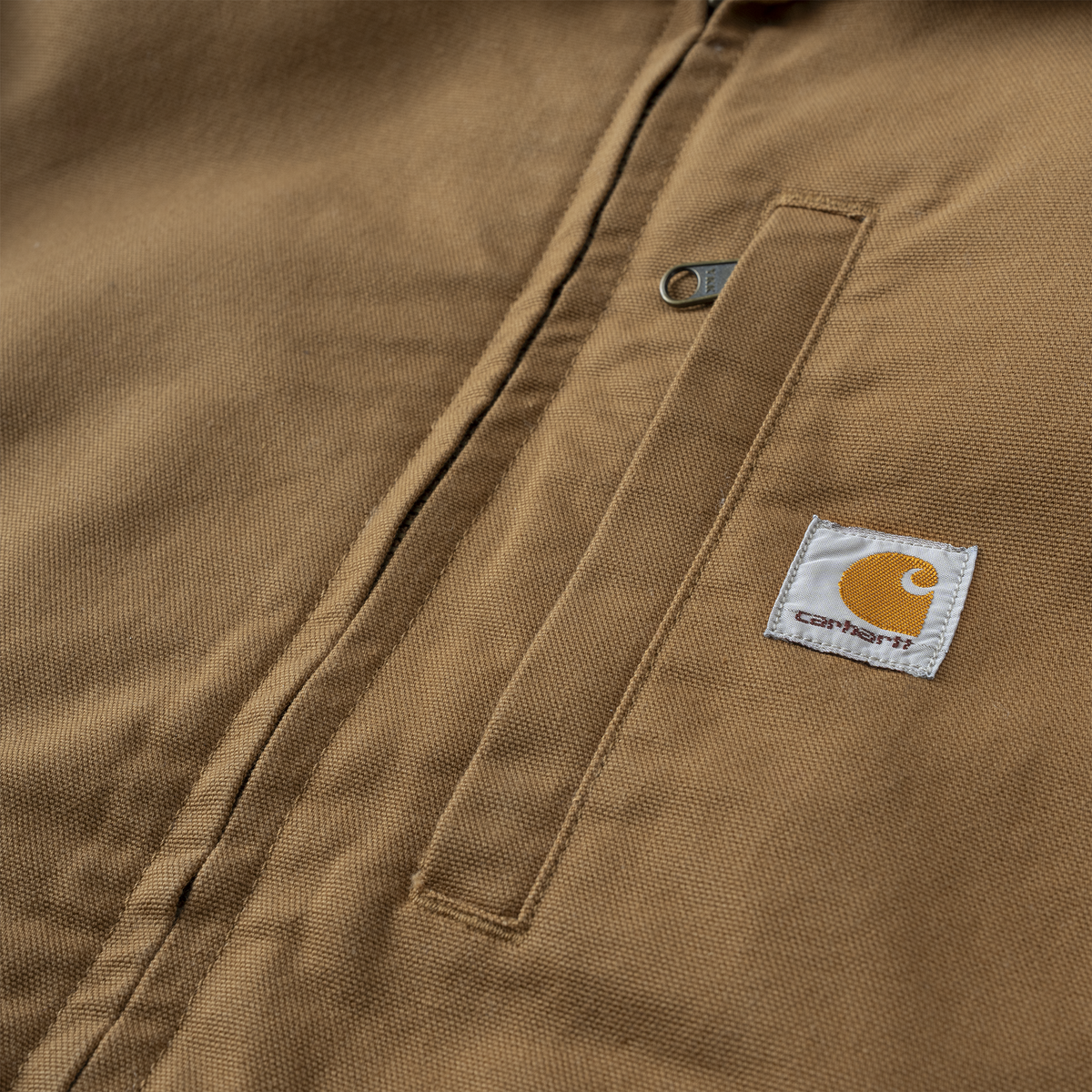 Carhartt 104293 Mens Loose Fit Washed Duck Sherpa-Lined Coat