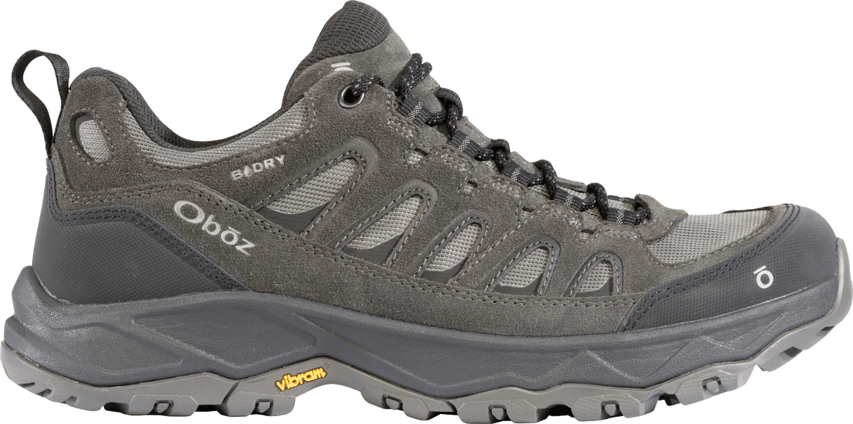 Oboz 76701CH Mens Sawtooth Ascent LOW B-Dry - Charcoal