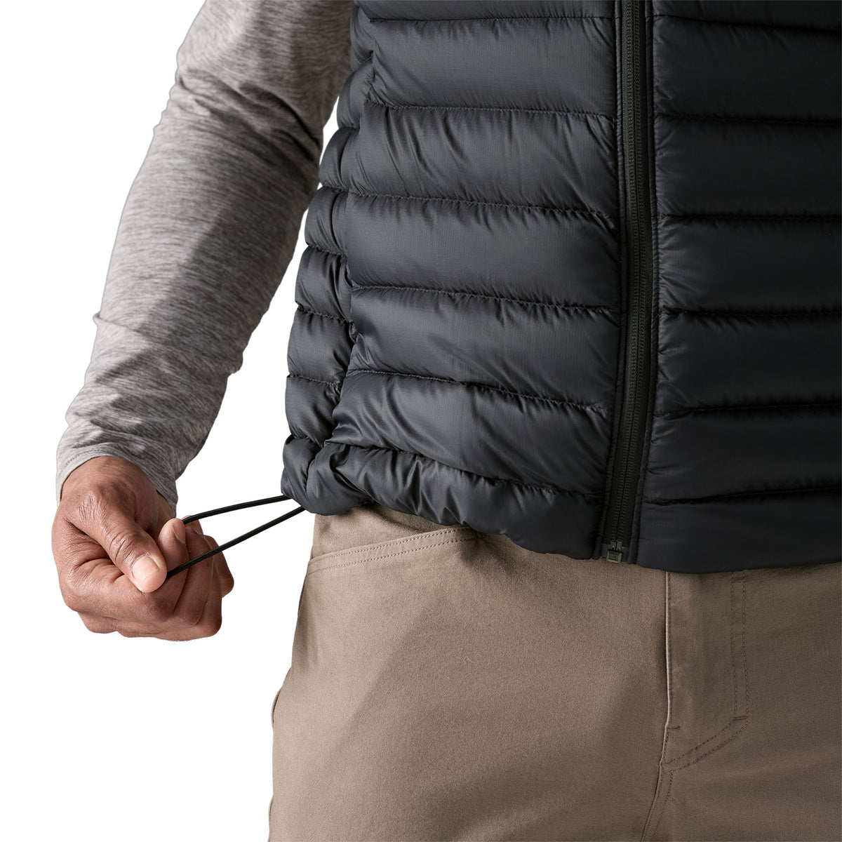 M's Down Sweater Vest - 84623 - Black