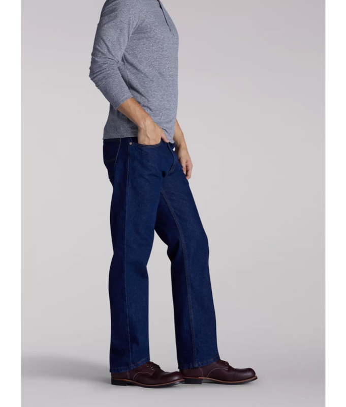 LEE MEN S REGULAR FIT BOOTCUT JEANS IN PEPPER PREWASH