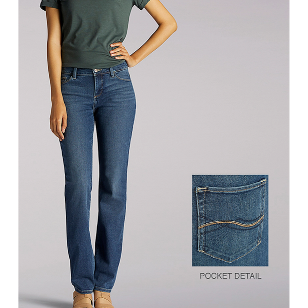 Lee 341 0112 W s Secretly Shapes Reg Fit Stretch Leg Casanova