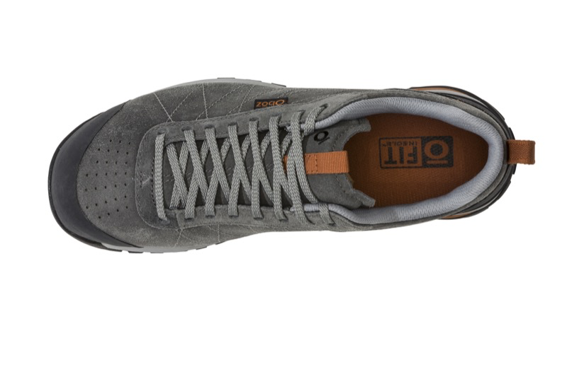 OBOZ MEN'S BOZEMAN LOW LEATHER IN CHARCOAL