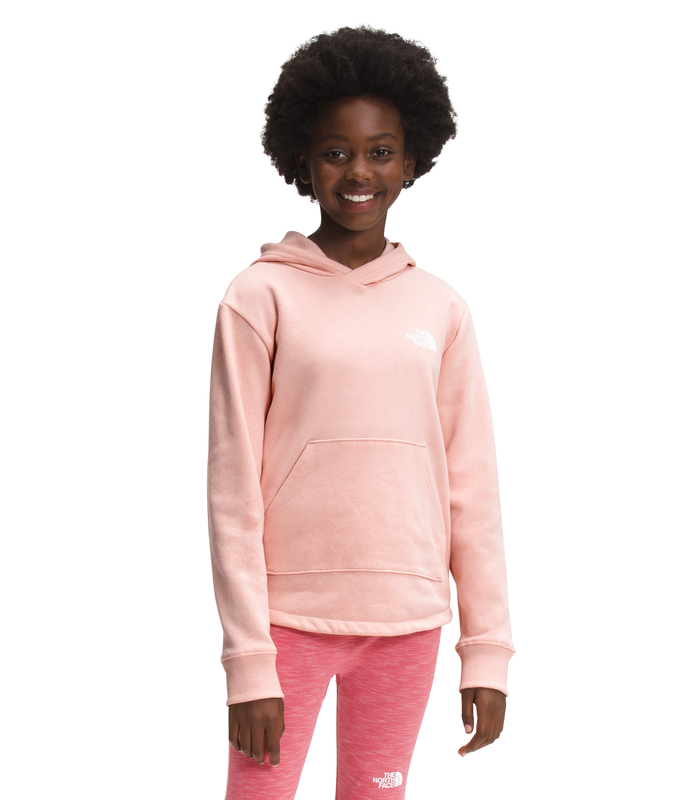 THE NORTH FACE GIRLS' CAMP FLEECE PULLOVER HOODIE