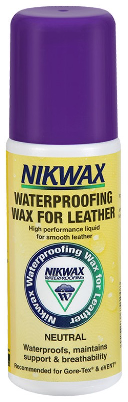 NIKWAX WATERPROOFING WAX FOR LEATHER- <B>BLACK</B> LIQUID
