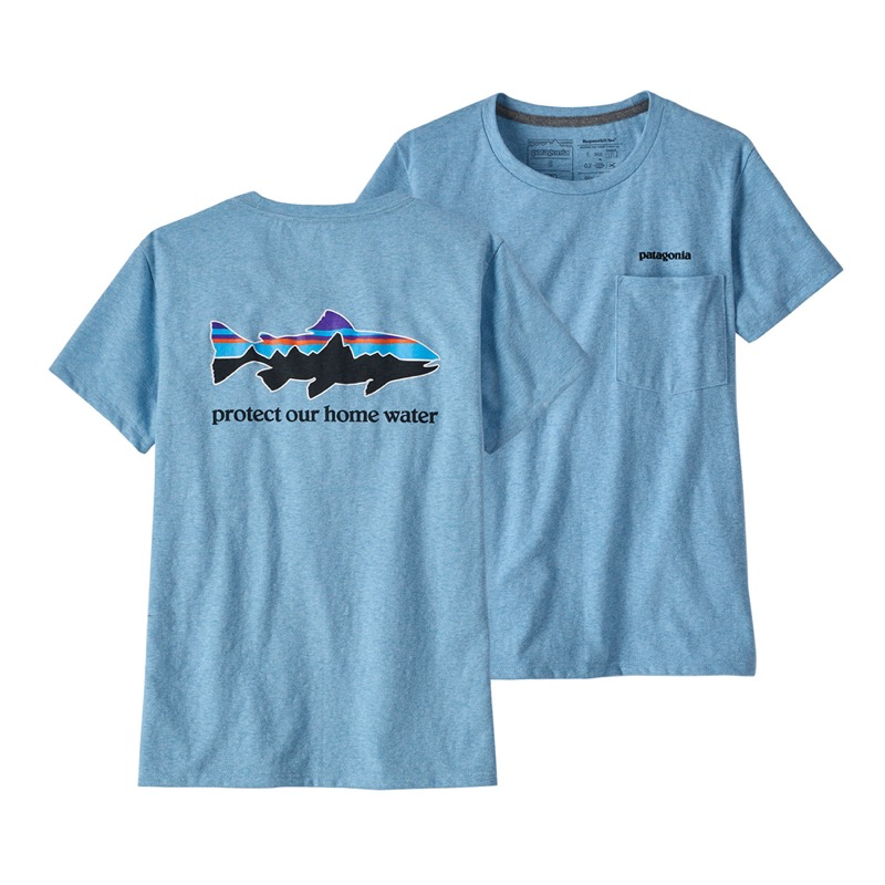 PAT-37563 W'S HOME WATER TROUT PKT RESP TEE