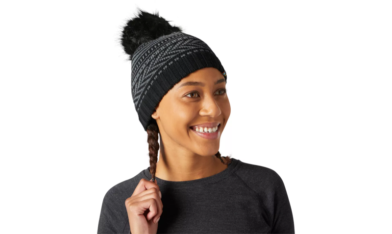 North face triple cable 2025 fur pom