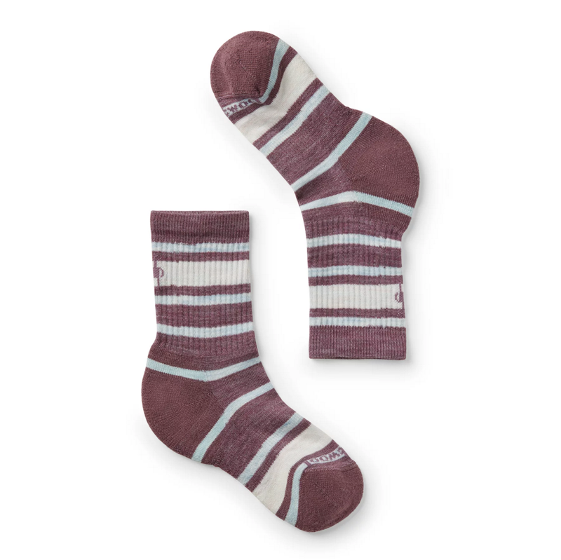 Smartwool SW001693 Kid's Hike Light Cushion Stripe Crew