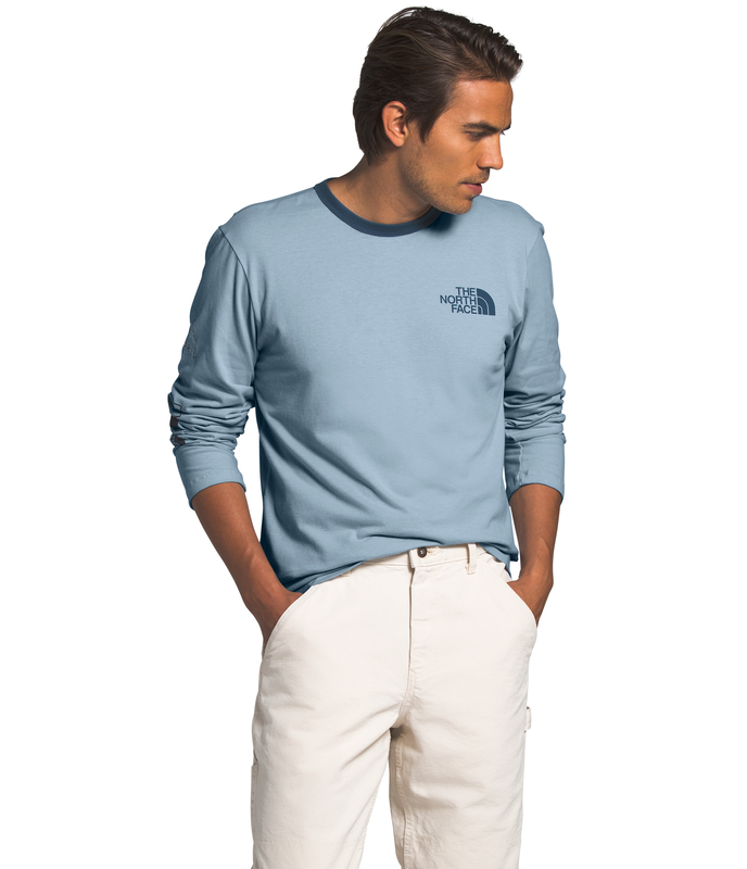THE NORTH FACE MEN'S LONG SLEEVE LOGO LUTION RINGER TEE NF0A4AAL