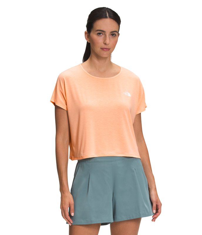 THE NORTH FACE WOMEN'S WANDER CROSSBACK SHORT SLEEVE