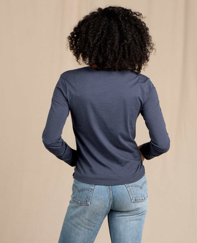 Toad & Co T1241034 Ws Rose L/S Tee